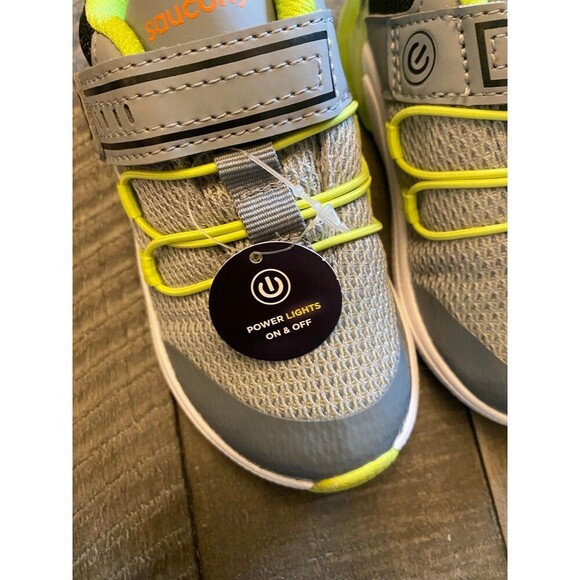 Saucony child flash glow sneaker - Picture 3 of 8